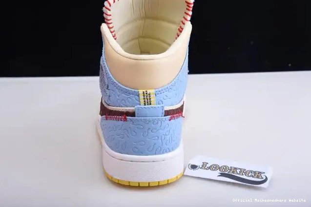 Official Maikesneakers x SE Fearless Air Jordan Rouge 1 Maison Mid CU2803-200 Chateau 0519